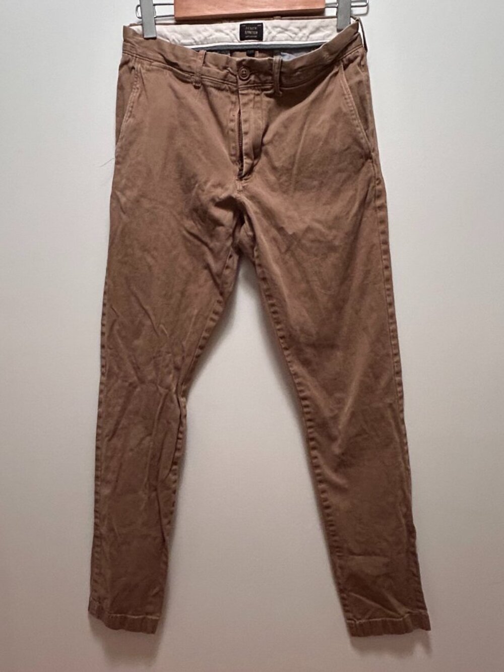 J.Crew stretch chino, 30 x 32, tan/brown.